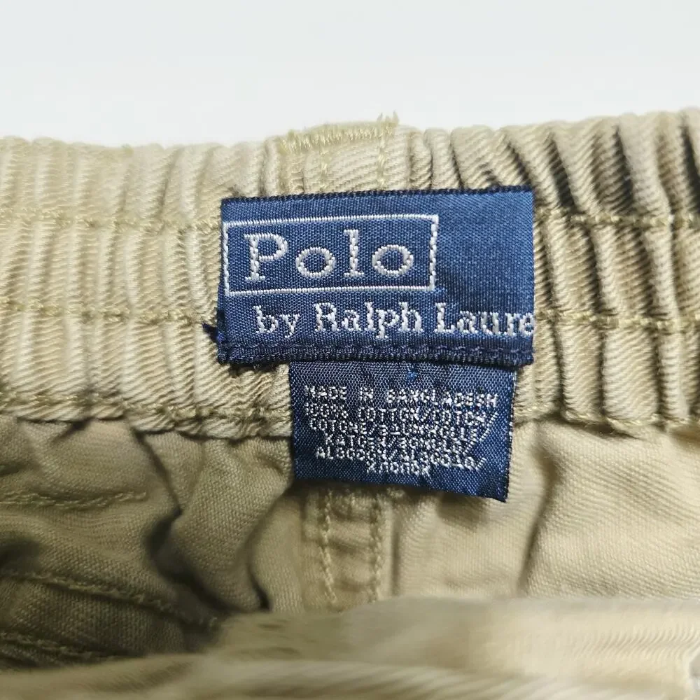 Polo Ralph Lauren Toddler Boy's Tan Cotton Pants Size 9 Months